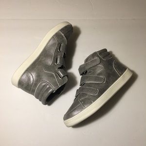 Brash Silver High Top Sneakers